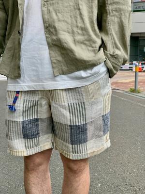 The　Twilt　relaxed　fit　pleated　checked　shorts
　スコッチ＆ソーダ