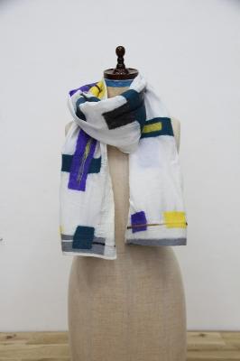 ストール　EASY　silk　cotton　scarf