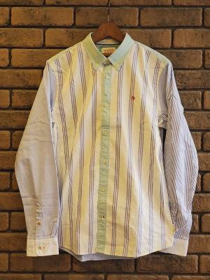 Slim-fit　organic　cotton　Oxford　shirt　スコッチアンドソーダ