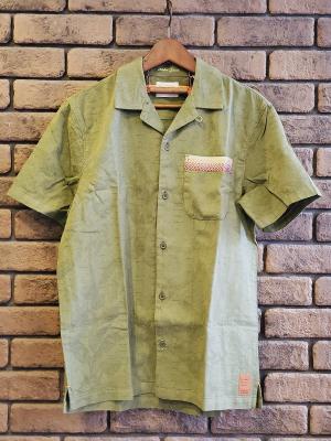 Garment-dyed　jacquard　short-sleeved　shirt　スコッチアンドソーダ