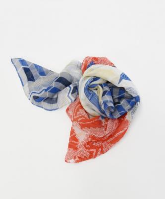 スカーフ　わたりどりにのって　kusakanmuri　KM-013