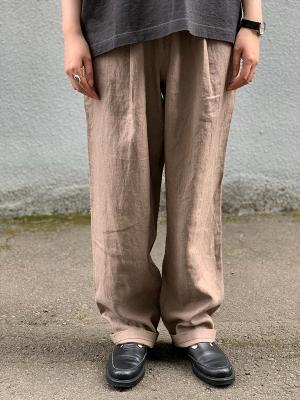 Ramie　Linen　Canvas　Trousers　コムアーチ