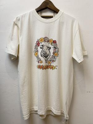 コラボレーションプリントTシャツ(PIG　FLOWER　LOGO)　JL232C10　ジョンブル