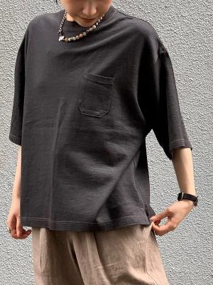 Linen　Cotton　S/S　Tee　コムアーチ　レディース