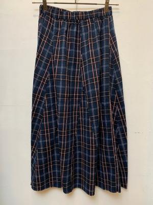 ネルチェックフレアスカート　JL234K01　ジョンブル
