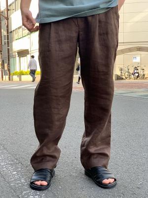 Linen　Easy　Trousers　コムアーチ