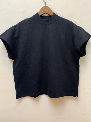 Air　Spinned　Cotton　Mock　S/S　Tee　コムアーチ