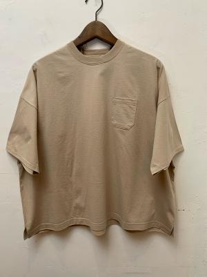 Tumbled　Cotton　Wide　S/S　Tee　コムアーチ