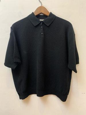 Boucle　Garter　Knitted　Polo　コムアーチ