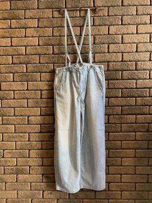ライトデニムサスペンダーバックルパンツ　JL243P05　ジョンブル