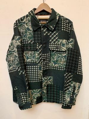 Patchwork　Jacquard　Overshirt　スコッチアンドソーダ