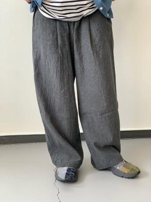 Li.Co.Chambray　Wide　Pants　コムアーチ