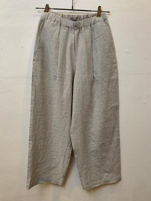 Li.Co.Chambray　Wide　Pants　コムアーチ
