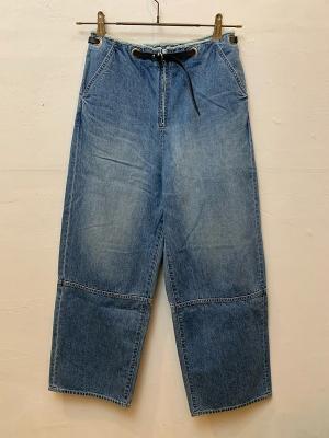 10ozデニムベルテッドパンツ