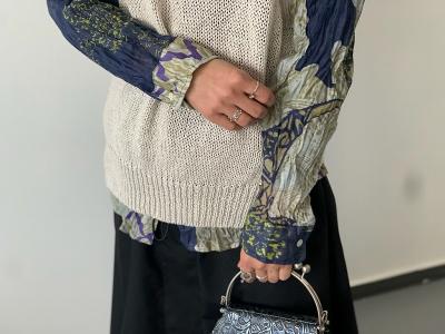 長袖シャツ　てくまくまや　ぎん