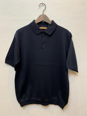 Giza　Cotton　Knitted　Polo　S/S　コムアーチ