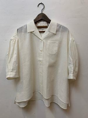 Co.Li.Ripstop　Open　Collar　Shirt　コムアーチ