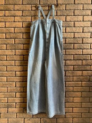 デニムタックベアサロペット　ジョンブル