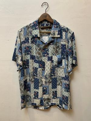 パターンオープンカラーS/Sシャツ　JM252S03　ジョンブル