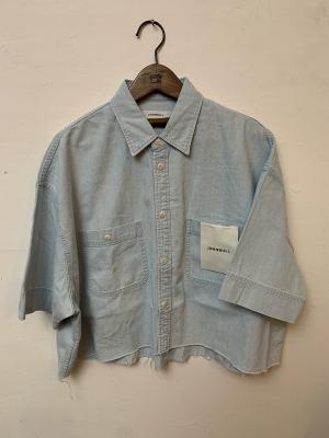 デニムクロップドS/Sシャツ　JL252S08