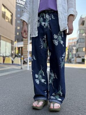 KYOTO　BASSEN　ワイドジーンズ