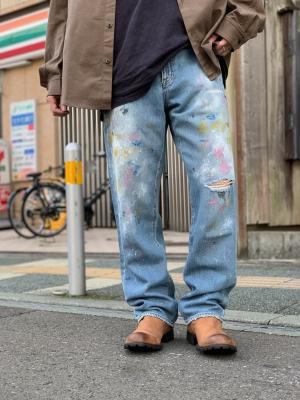 10OZデニムHWジーンズ　ジョンブル