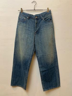 セルヴィッチデニムワイドジーンズ　JY243P19