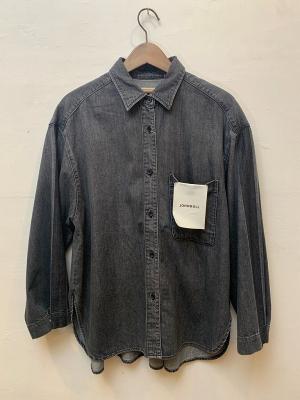 ライトデニムオーバーラインシャツ　ジョンブル