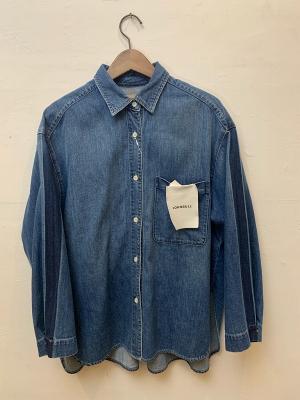 ライトデニムオーバーラインシャツ　ジョンブル
