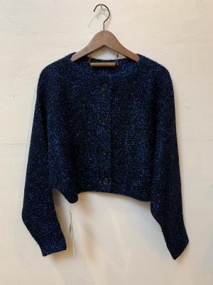 ラメフェザーニット2WAYプルオーバー　JL254N06　ジョンブル