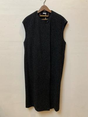 British　Herringbone　Sleeveless　Coat　コムアーチ　Women's
