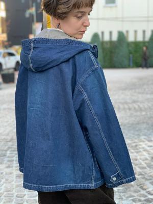 デニムジップアップパーカー　JL254L09　ジョンブル