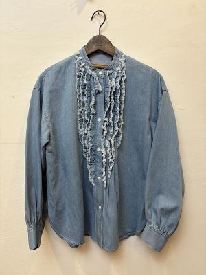 デニムフリルシャツ　JL254S06　ジョンブル