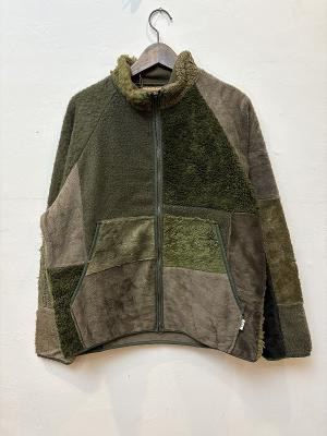 パッチワークボアジャケット