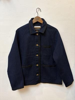 ドビーデニムバイカラージャケット　JL254L11　ジョンブル