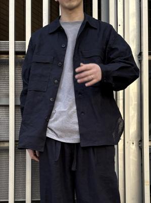 LINEN　OVER　SHIRT　616610　エゴトリッピング