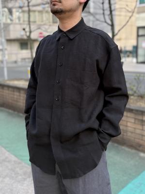 French　Linen　Lawn　B.D.　Shirt　コムアーチ