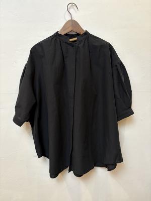 Cotton　Linen　Fly-Front　Blouse