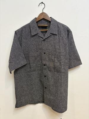 Nepped　Check　Open　Collar　Shirt