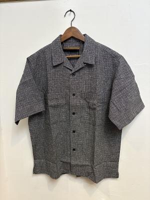 Nepped　Check　Open　Collar　Shirt