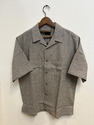 Nepped　Check　Open　Collar　Shirt