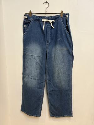 ライトデニムビブレスワークパンツ　JL262P07