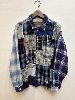 パッチワークシャツ　JM263S05