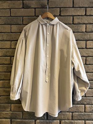 Cotton　Suede　Gathered　Blouse