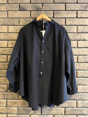 Cotton　Suede　Gathered　Blouse