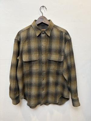 Cotton　Chambray　B.D.　Check　Shirt